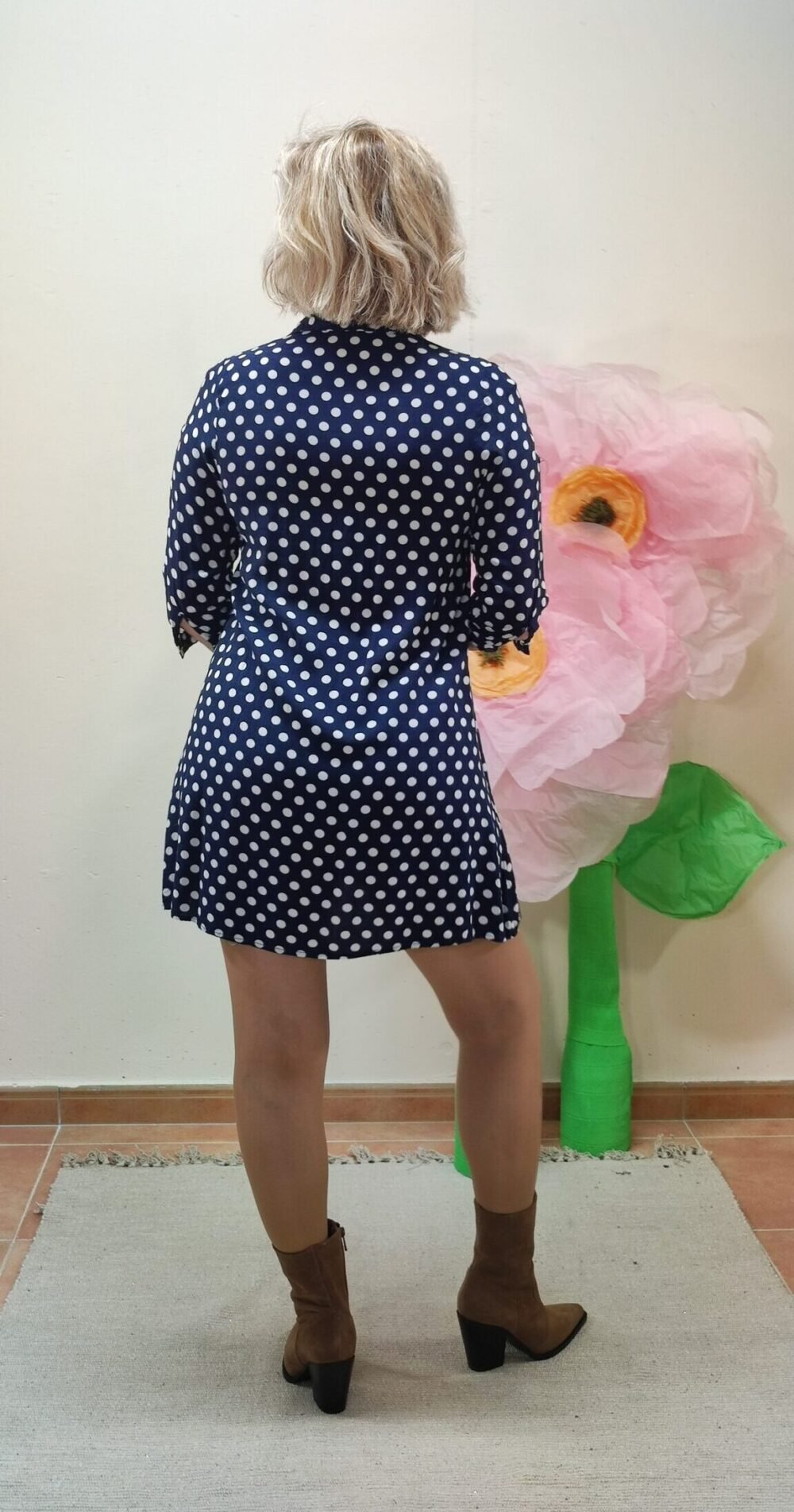 VESTIDO CAMISERO LUNARES - Imagen 2