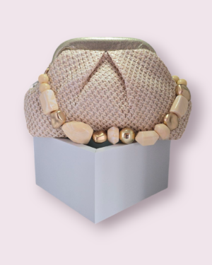 BOLSO MANO RAFIA CADENA