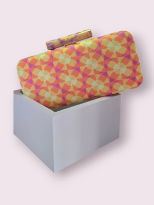 CLUTCH ESTAMPADO AMARILLO
