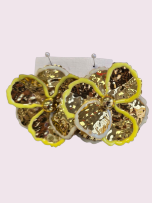 PENDIENTES FLOR AMARILLA